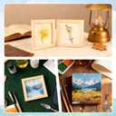 FSWCCK 15 Pack 4.72 x 4.72 inch Wood Panel Boards, Unfinished Wood Canvas Panels for Crafts, Painting Canvas, DIY Art Projects, Pouring, Arts Use with Oils, Acrylics