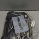 Teamoy Journal Supplies Storage Case, Journal Supplies Holder with Pen Slots, Travel Organizer Holder for B5 Notebooks, Planner, Pens, Journal Supplies and Accessories, Black Quilted