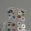 Artdone 16Jars Chrome Nail Powder Magic White Pearl Kit Mirror Effect Silver Metallic Holographic Dip Nail Powder for Resin Craft & Nail Art Fimo, Decoration Iridescent Aurora Mermaid Pigment