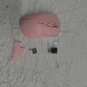 TECKNET Bluetooth Mouse, 4000DPI Wireless Mice for Laptop 2-in-1(BT 5.0/3.0+2.4Ghz) Computer Portable PC Mouse Wireless with USB Receiver for Mac (USB-A/C+Bluetooth, Pink)