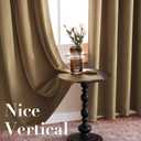 H.VERSAILTEX Velvet Curtains for Living Room 108 Inch Length 2 Panels Luxury Thermal Insulated Window Drapes for Bedroom Vintage Wall Backdrop Super Soft Room Darkening, W52 x L108 Inches, Camel