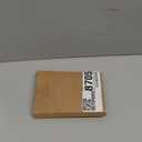 uxcell D-Type Door Strike Plate, 10Pcs 57mm x 45mm 201 Stainless Steel Latch Deadbolt Strike Plate for Door Frame Door Jamb, Red Bronze