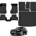 Floor Mats for Audi Q5/SQ5 2009-2017, Trunk Mat and Backrest Mat All Weather TPE Protector for Audi Q5 Accessories