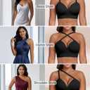 Ubras Push Up Wireless Bra Supportive Seamless Bra Shaping Bra for Big Breast Plus Size (Black, XXXL)
