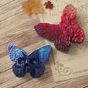 3D Skull Rose Butterfly Candle Mold, Resin Casting Hand Crystal Ball Mold Ghost Silicone, Resin Candle, Handmade Soap Making Molds (Skull)