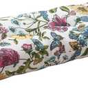 Outdoor Bench Cushion 45 x18 inch with Non-Slip Grips,Water Resistant Porch Swing Cushion,Bench Pillow Pads,Floral Tufted Cushions for Patio Garden Furniture,45" Seat Cushions(Butterfly Flower)