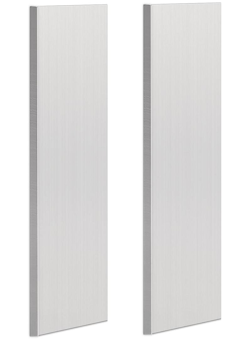 2 Pcs Square Aluminum Flat Bar, 1/4''(6mm) Thickness x 2'' Width x 12'' Length, 6061 General Purpose Plate, T6511 Solid New MLL Stock, for Crafting Industry, Covered with Protective Film