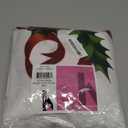 Kadut Christmas Ribbon Tablecloth (70 x 120 Inch) for 8 Foot Rectangle Tables, Heavy Duty Fabric, Stain Proof Xmas Ribbon Table Cloth for Harvest, Holiday, and Fall, & Christmas Dinner.