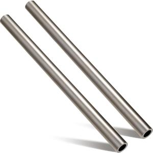 Gisafai 2 Pcs 3/4'' Od, 0.51'' Id, 0.12'' Wall, 12'' Length Cold Rolled Steel Tube Metal Seamless Round Tubing for Industries Automotive Applications, Strong and Durable