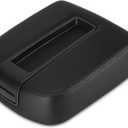 Black Center Console Cover Armrest Lids with Base for 07-13 Chevy Avalanche Suburban Tahoe, 07-14 Silverado/GMC Sierra 1500 2500HD 3500HD, Yukon XL, Replace 15217111 15941534 19328718