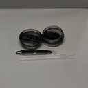 2 Pack 40 oz Tumbler Detachable Flip Straw Lid Replacement Fit for Stanley Quencher ProTour,Leak Proof Lid Compatible with Stanley Cup,No Spill Flip Top Tumbler Cover for Stanley Cup Accessories (black)