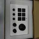 AJAZZ Macro Keypad Stream Controller Deck Gaming Streaming Shortcut Keyboard, 6 Programmable Keys Customizable Visual AI Pad USB Soundboard for YouTube, Desk Office Setup, Laptop, PC, Mac (AKP03E White)