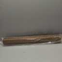 LazBlinds Cordless Bamboo Roman Shades, Privacy Blinds for Interior Windows, Room Darkening Roll Up Bamboo Blinds for Home & Patio, 34" W x 64" H, Highfield Teak