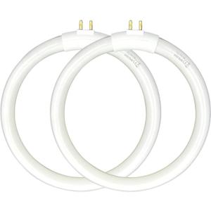 (2pack) 4.75 T4 Type 12W 6400K Circular Bulb Replacement for Magnifier Desk Light,Vanity Magnifying Makeup Mirror,Daylight 6400K Fluorescent Lamp