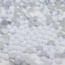 2 x ss10 Solid Chalk White Flatback Rhinestones 7200pcs, 50 Gorss 2.8 mm Bling White Glass Rhinestones Glue Fix Stone for Tumbler, Shoes, Clothes,Makeup,Nail Art,DIY Crafts