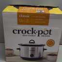 Crock-Pot 4.5 Quarts Manual Design Series Slow Cooker with 3 Manual Heat Settings Cooks Meals for 4 Plus People with Removable Stoneware Bowl, Silver