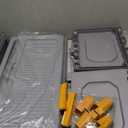 3 Tier Large Storage Bins with 1 Lid, 157QT Closet Organizers and Storage, Drawers Flip Open Large Plastic Storage Containers for Living Room, Office, Dorm (3 Tiers)