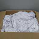 LIUJIAYI 50 Pcs White Stretch Chair Covers - Premium Polyester Spandex Slipcovers for Wedding, Party, Banquet, Dining & Event Chairs