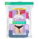 Hanes Women's Bikini Underwear Pack, Classic Cotton Bikini Panties, 10Pack, Multicolor, Size 6/M