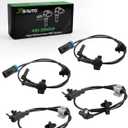 Upgraded Silverado/Sierra 4-Piece ABS Wheel Speed Sensor Set for Front & Rear, Left & Right, Compatible with 2007-2014 Silverado Sierra Escalade Tahoe Yukon, 2007-2013 Avalanche Suburban 1500 (15229012)