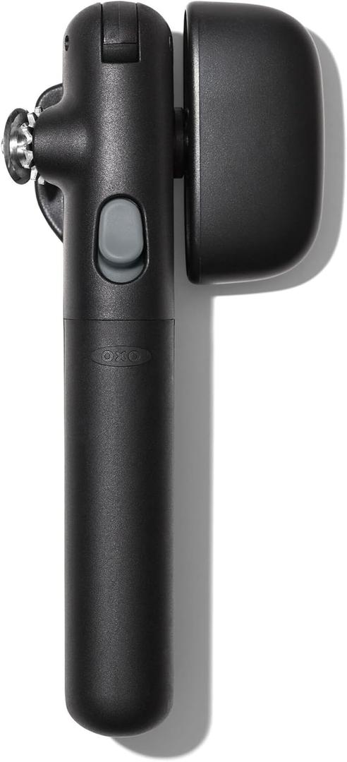 OXO Good Grips Lock & Go Can Opener, Manual Can Opener with Locking Arms and Easy-Release Button, Handheld Kitchen Gadget, Compact Kitchen Utensil for Everyday Use