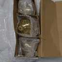 12 Pcs Mercury Glass Christmas Ornaments 2.36"3.15" Christmas Ball Ornaments Assorted Mercury Hanging Decor for Xmas Tree Decoration(Champagne)