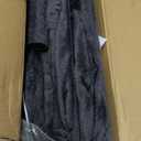 58.5inch Large Cat Tree Tower Condo for Indoor Cats, Soft Plush Multi-Level Climbing Tree Cat House with 1 360 Rotating Cat Cave, Scratching Post, More Entrance/Exit, Sisal Rope, Grey Black