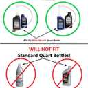 Slippery Pete Fluid Pump for Gallon Bottles and Wide Mouth Quart Bottles (Not for Standard Quart Bottles) - Transfer Gear Oil, Transmission and Differential Fluid, Antifreeze with This 30cc Hand Pump