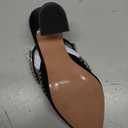 VETASTE Women's Pointed Toe Strappy Heels Crystal Satin Heeled Mules Wedding Party Shoes,Black, 6.5