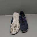 Skechers Women's Summits - Dazzling Haze Hands-Free Slip-Ins - Memory Foam Insole, Heel Pillow, Vegan Materials Sneaker (9 Wide, Navy Purple)