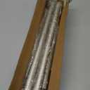 Brushed Nickel Shower Curtain Rods - 31-80 Inch Spring Tension Shower Rods for Bathroom, Adjustable, No Drilling, No Rust, Stainless Steel