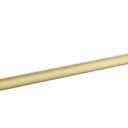 Antique Brass Towel Bar Wall Mount, 24 inch Bath Towel Rod Holder, Vintage Gold Decorative Bathroom Accessories, Brass Petal-Relief Series