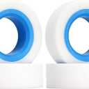 INJORA 1.9 Tire Foam 4pcs Dual Stage Softer Rubber Inner/Foam Outer Inserts for Axial SCX10 90046 TRX4,114-120mm