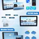 8 Core Qualcomm Android Car Stereo for Chevrolet Traverse LT 2013-2017/Buick Enclave 2013-2017 9 Inch Touch Screen with CarPlay Android Auto 4G+64G Bluetooth Cooling Fan