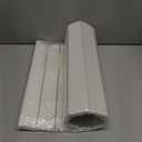 Foldable Stone Bath Mat, 23.6x15.5 Inch Super Absorbent Diatomaceous Earth Mat, Non-Slip Quick Drying and Easy to Clean for Bathroom, White