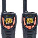 Cobra ACXT345 Weather-Resistant Walkie Talkies - Rechargeable, 22 Channels, Long Range 25-Mile Two-Way Radio Set (2-Pack)