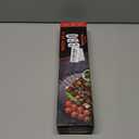 Griddle Accessories Kit - Grilling Accessories, Stainless Steel Heavy Duty Grill Tools Set with Spatula, Fork, Tongs, Brush and Gift-Box for Outdoor Barbecue, Home Grill (4PCS)