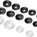 XTPTFABS Dimple Die Set and Steel Backing Discs Compatible with Harbor Freight Hydraulic Punch Driver kit(1.115", 1.362", 1.687", 1.937", and 2.375" Dimple Dies)