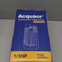 Acquaer 1/3 HP Automatic Submersible Water Pump, 115V Sump Pump with 3/4 Garden Hose Adapter, 2160 GPH High Flow Water Removal for Swimming Pool Cover Hot Tubs Flooded House Basement (Black)
