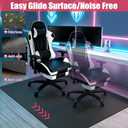 Office Chair Mat for Hardwood Floor 48"x36" Computer Chair Mat for Hard Wood and Tile Floor, Anti-Slip, Easy to Clean, Floor Desk Chair Mat, Easy Glide Floor Protector Rug for Home Office