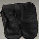 Shiwely Silicone Waterproof Shoe Covers, Upgrade Reusable Overshoes with Zipper, Resistant Rain Boots Non-Slip Washable Protection for Women, Men (XL (Women 11-13, Men 9.5-13), Black)