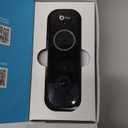 Chamberlain myQ Video Doorbell | 2K Camera, Battery/Wired, Color Night Vision, Live with 2-Way Talk, Motion Detection & Real-Time Alerts, 150 Deg Wide View, Black