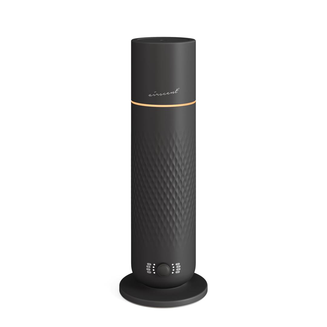 The AirScent Waterless Diffuser - Cold Air Scent Diffuser Oil Machine | for Homes, Offices, Hotels and Spas - Aromatherapy Diffuser For Aesthetic Scenting - Black - 4.05 Oz - Fragrance Not Included