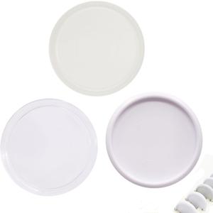 33pcs DIY Discs For Disc bound Notebook Planner Accessories Expander Disc fits for Tul, Levenger, Arc, Happy Planner, Talia(Super Clear White Clear Mixed,1.26inch/32mm)