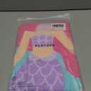 Child 100% Cotton Hooded Towel 24 x 48 inches (Mermaid) (Pink)