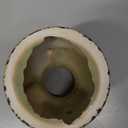 Ceramic Vase Set of 3 with Handles - Farmhouse Vase Set for Modern Decoration, Rustic Crackle Round Vases for Home Decor, Dining Table, Living Room, Kitchen, Office, Shelf - Multicolor (105)