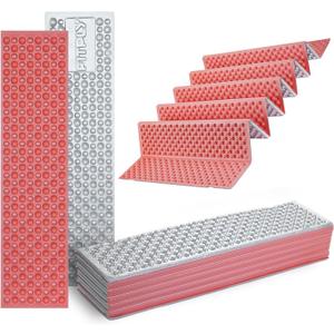 Ultralight Foam Sleeping Pad, Waterproof Closed Cell Foam Pad for Superior Insulation, Folding Sleeping Mat for Compact Storage, Foldable and Portable for Hiking and Camping (Orange)