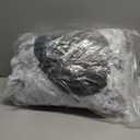 JOLLYVOGUE Calming Small Dog & Cat Bed for Indoor Cats - 20 inches Washable Donut Bed for Kittens & Puppies, Anti-Anxiety Round Fluffy Plush Pet Bed (Fits up to 15 lbs) (01 - Smoke Grey)