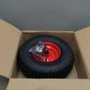 13x5.00-6 Tubeless Tire with Wheel,13x5-6 Tubeless Lawn Tractor Wheel with 3"-6" Offset Hub and 3/4" or 5/8" Bushings Puncture-Proof Tire, UP to 40% RUBBER content