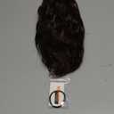 SEIKEA Ponytail Extension, 14" Short Wavy Drawstring Ponytail Lightweight Multi Layered Fake Pony Tails Hair Extensions Natural Soft Clip in Hair Extensions Ponytail Dark Chocalate Brown